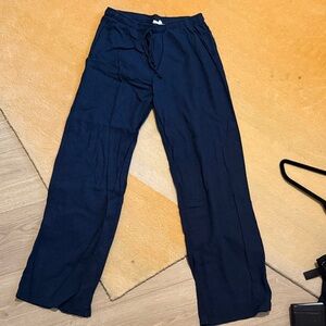 PacSun Navy Blue Linen Pants - without tags but never worn